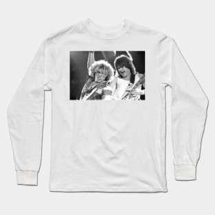 Eddie VanHalen BW Photograph Long Sleeve T-Shirt